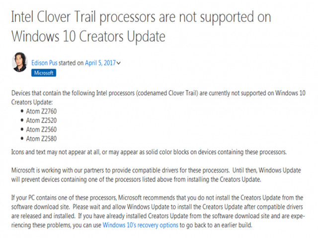 Intel Clover֧Win10߸