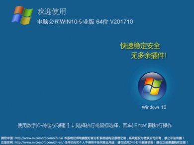 Թ˾Win10רҵ64λϵͳv2017.11